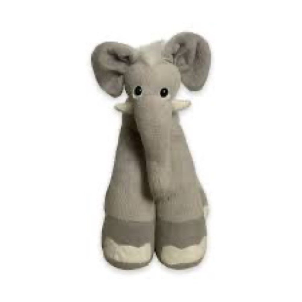 Bestever Inc Weight Gray and White 16” weighted Elephant